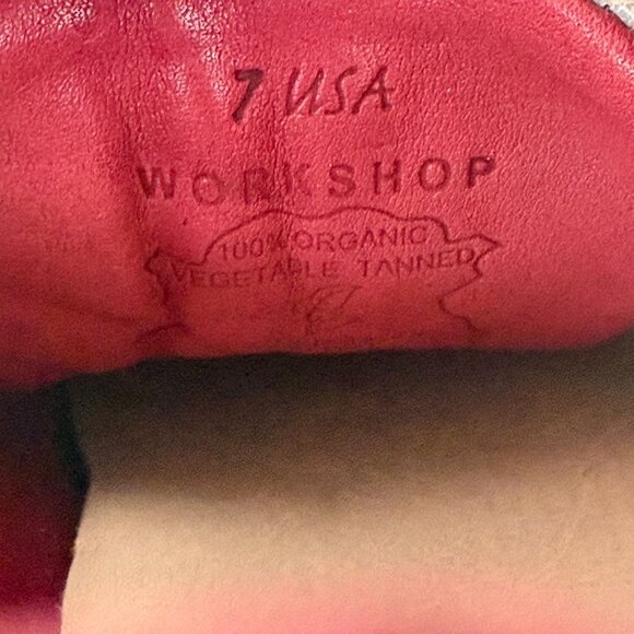 Bed Stu Lyne Perforated Leather Sneakers Womens 7 Blue Red Low Top Lace Up - Picture 5 of 10